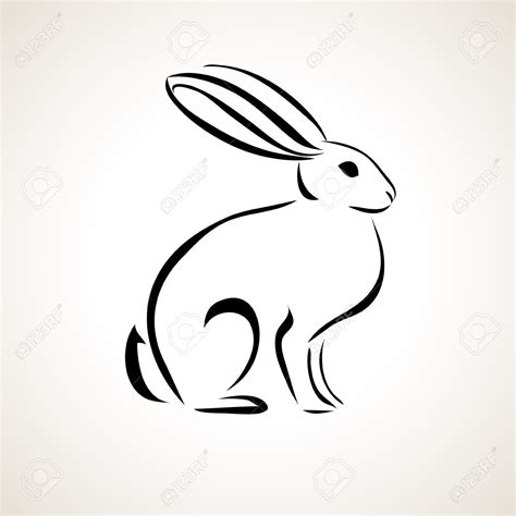 Leaping bunny logo vector 2021