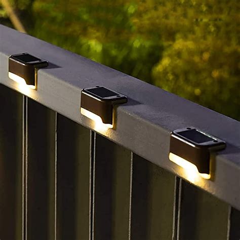 Solpex Solar Deck Lights Outdoor 16 Pack, Solar Step Lights Waterproof Led Solar Lights for ...