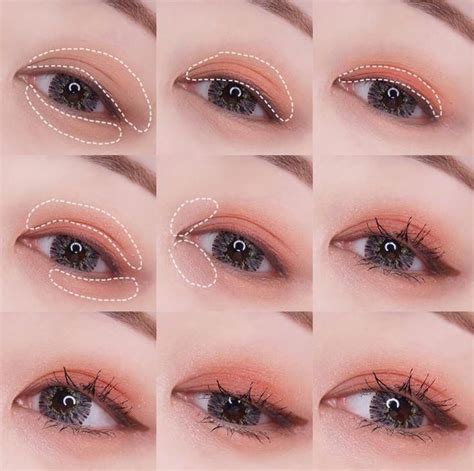 Korean Makeup Look, Asian Eye Makeup, Simple Eye Makeup, Natural Eye Makeup, Trendy Makeup, Eye ...