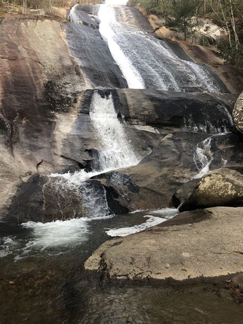 Stone Mountain Waterfall: it rolls for a good 60’ before hitting this ...