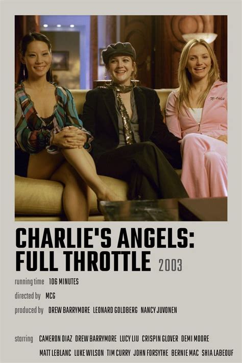 Charlie's Angels: Full Throttle | Charlies angels, Angel movie ...