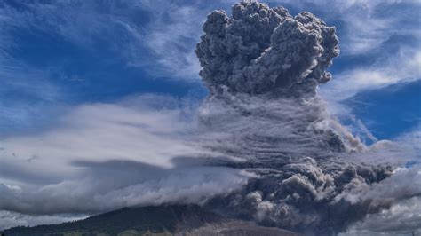 PHOTOS: Indonesia's Volcano Mount Sinabung Erupts, Spewing Ash Miles High | NCPR News