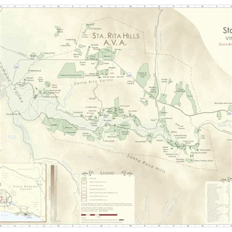 Santa Ynez Valley AVA Map - Santa Barbara County Vintners