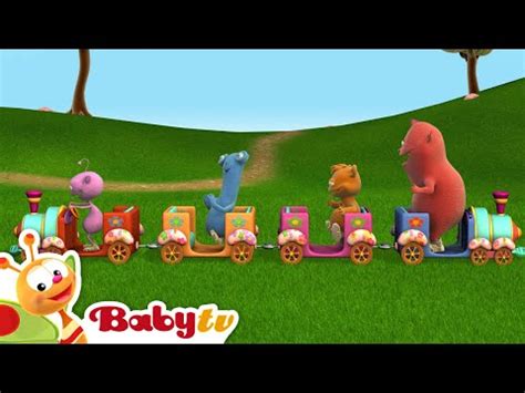 Le train with the Cuddlies | BabyTV Français - YouTube