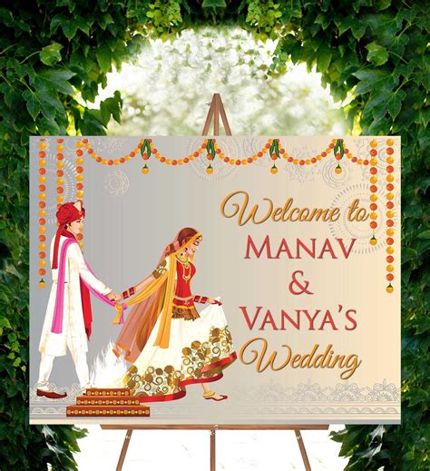 Buy Signs for Hindu Wedding as Indian Wedding Poster, Desi Wedding Signages & Indian Wedding ...