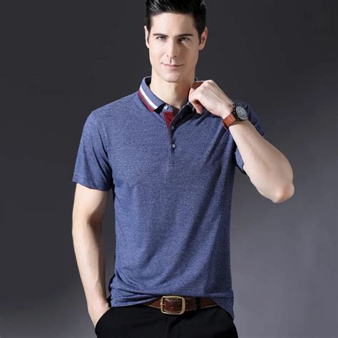 New Arrival Summer Men's Polo Shirts Comfort Solid Short Sleeve Polo ...