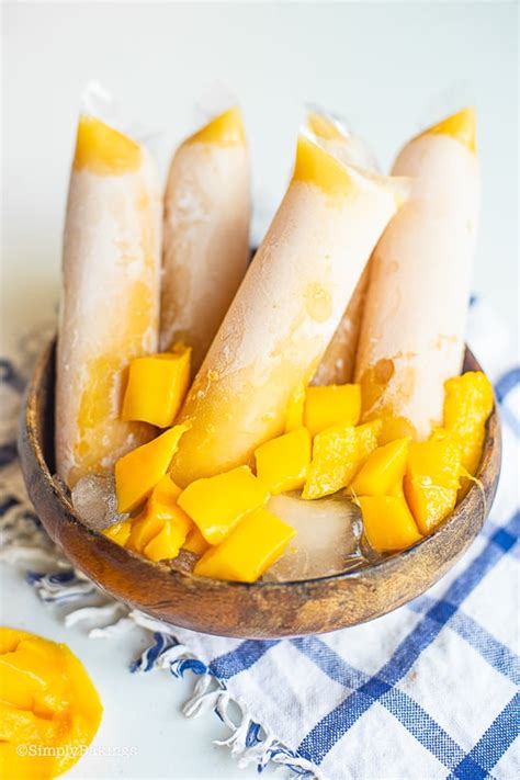 Vegan Mango Ice Candy - Simply Bakings