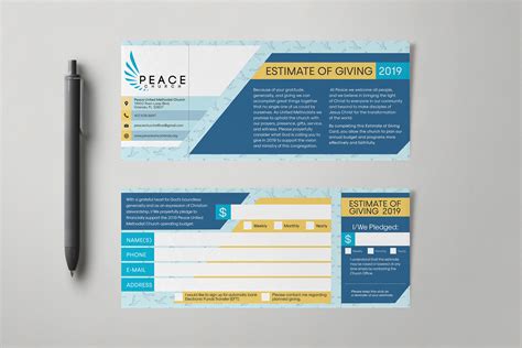 Pledge Cards & Commitment Cards | Church Campaign Design