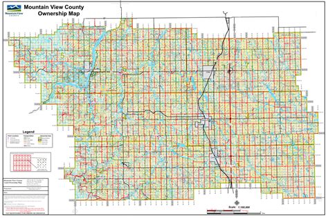 Mountain View County Landowner Map. County and Municipal District (MD) maps show surface land ...