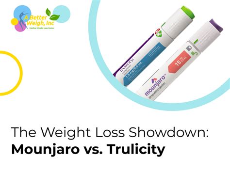 The Weight Loss Showdown: Mounjaro vs. Trulicity - Better Weigh Medical