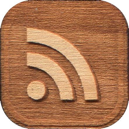 Laser engraved RSS icon | Laser engraved RSS icon - For more… | Flickr