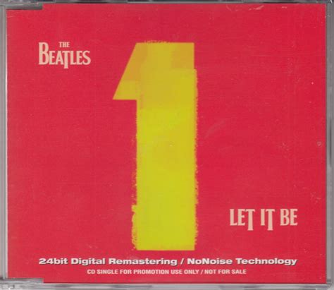 The Beatles Let It Be - Remastered Japanese Promo CD single — RareVinyl.com