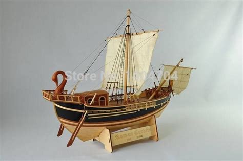 Classic Roman Empire merchant ship model Scale 1/50 Roman Corbita Trade Boat ancient Rome cargo ...