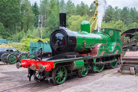 VICTORIAN STEAM LOCOMOTIVE STEAMS FOR FIRST TIME SINCE 1948 AT GLOUCESTERSHIRE RESTORATION BASE