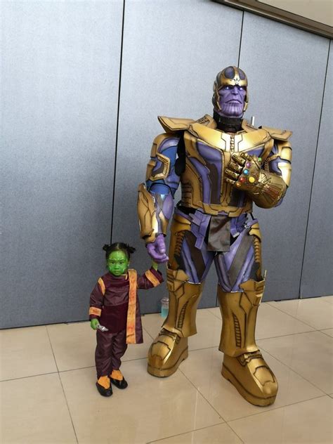 10 Finest Thanos Cosplays, Ranked - Animated Times | Family halloween ...