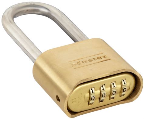 Master Lock Combination Padlock,1 1/2 in,Rectangle 175LHSS - www ...