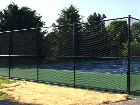 Chain-Link Fencing for Tennis Courts Fence and Backstops Fence