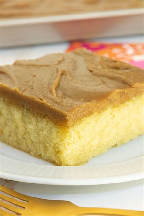 Ridiculously Easy Caramel Buttermilk Sheet Cake - The Café Sucre Farine