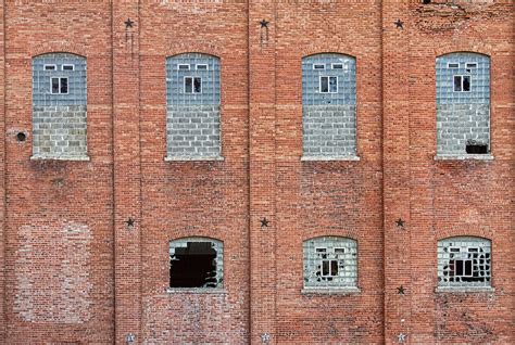 Brick Wall Broken Windows Photograph by James BO Insogna | Fine Art America