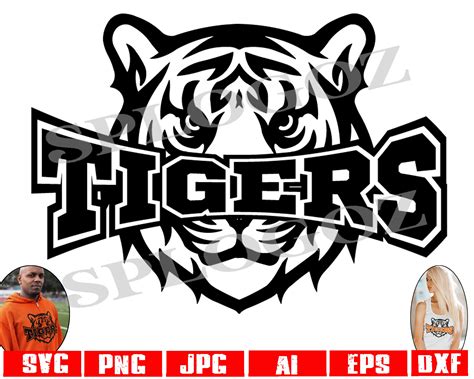 Tigers Svg School Spirit Shirts Svg Tiger Svg Download Cricut - Etsy