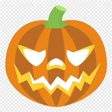 Emoji Pumpkin Jack-o'-lantern Sticker Halloween, halloween pumpkin, Emoji, Jack-o'-lantern png ...