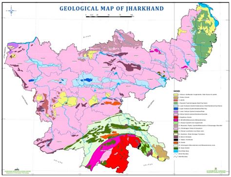 Geological Map of Jharkhand | PDF