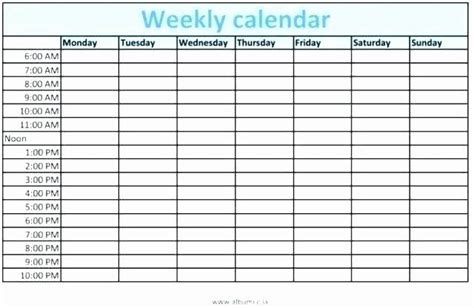 7 day weekly planner template printable calendar - blank 7 day calendar to print calendar ...