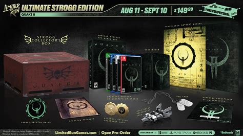 Quake 2 Ultimate Strogg Edition Includes Mini Adrianator Ship, Physical ...