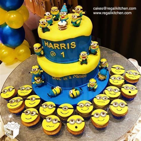 Minions-Cake_Minions-Cupcakes_Birthday_Party_Despicable-Me-Cake_Minions ...