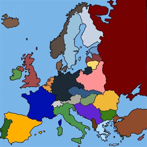 1936 Europe Map by dtm500 on Sketchers United