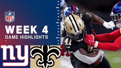 Giants vs. Saints Week 4 Highlights | NFL 2021 - Win Big Sports