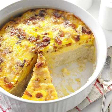 Grits & Bacon Casserole Recipe | Taste of Home