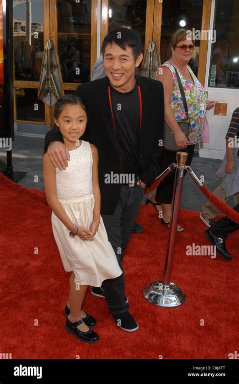 Jet Li and daughter Jane Li Los Angeles Premiere of 'The Mummy: Tomb Of The Dragon Emperor' at ...