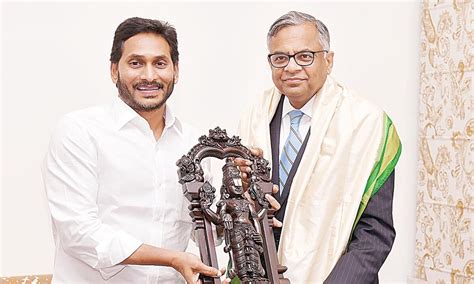 Tata Sons Chairman meets Andhra CM