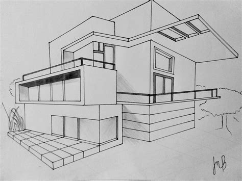 House exterior sketch with reference – Artofit
