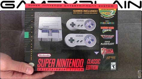 Super NES Classic Edition UNBOXING - YouTube