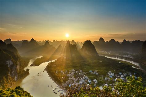 Sunset over Li River - Yannick K. on Fstoppers