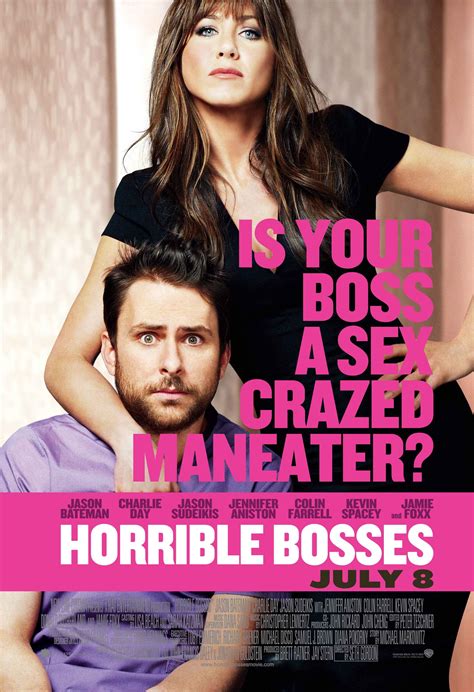 Horrible Bosses movie poster, Jennifer Aniston, movies, Horrible Bosses ...
