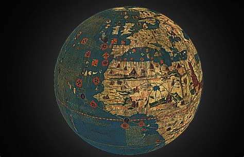 The First Terrestrial Globe - Martin Behaim, 1492 - The Sounding Line