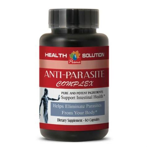 Parasite Cleanse Detox - Anti Parasite Complex 1 Bottle 60 Capsules for ...