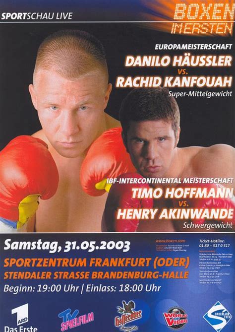 Henry Akinwande vs. Timo Hoffmann - BoxRec