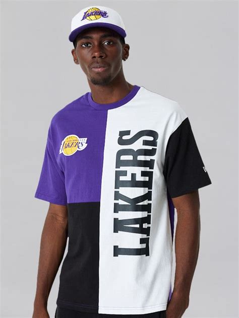 Buy LA Lakers NBA Cut And Sew Purple Oversized T-Shirt From Fancode Shop.