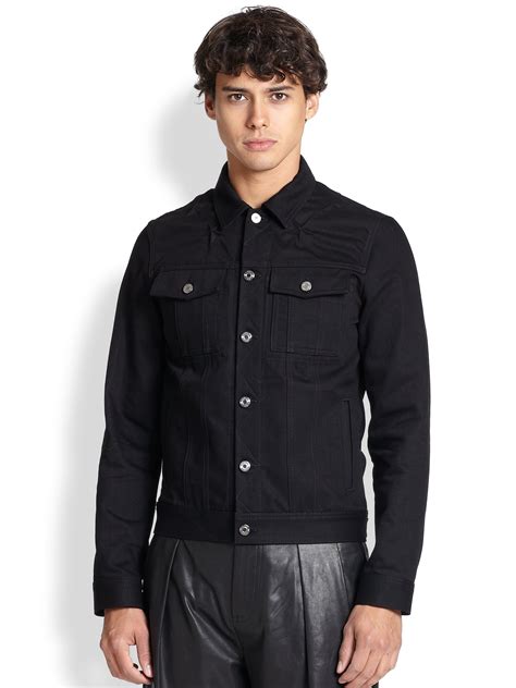 Lyst - Givenchy Denim Jacket in Black for Men