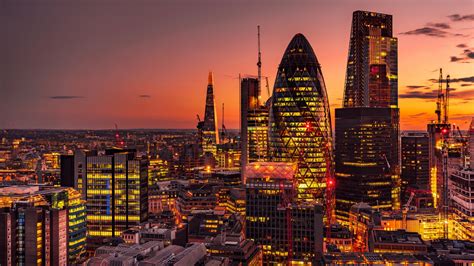 WALLPAPERS HD: London Dusk Cityscape