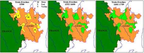 Trois-Eveches and the duchy of Lorraine after 1500. The three ...