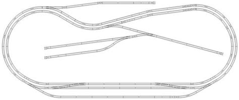 Bachmann N-scale Track Plan #2 | Model train layouts, Model trains, Train layouts