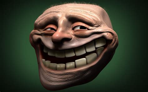 ArtStation - Troll Face , Wil Hughes | Troll face, Creepy horror, Troll