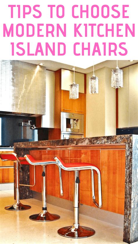 Tips to Choose Modern Kitchen Island Chairs - EasyHomeTips.org