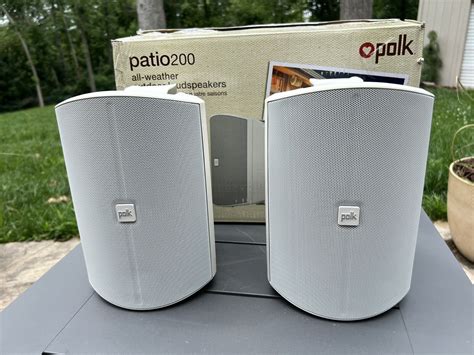 Polk Audio - Patio 200 5" 2-Way Indoor/Outdoor Loudspeakers (Pair) - White 747192124632 | eBay