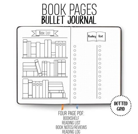 Bullet Journal Bookshelf Books Reading Printable | Etsy in 2022 | Bullet journal bookshelf ...